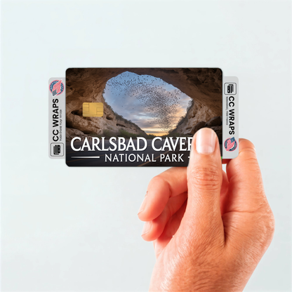 2PK Carlsbad Caverns National Park Credit Card Vinyl Skin Decal
