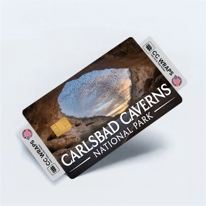 2PK Carlsbad Caverns National Park Credit Card Vinyl Skin Decal