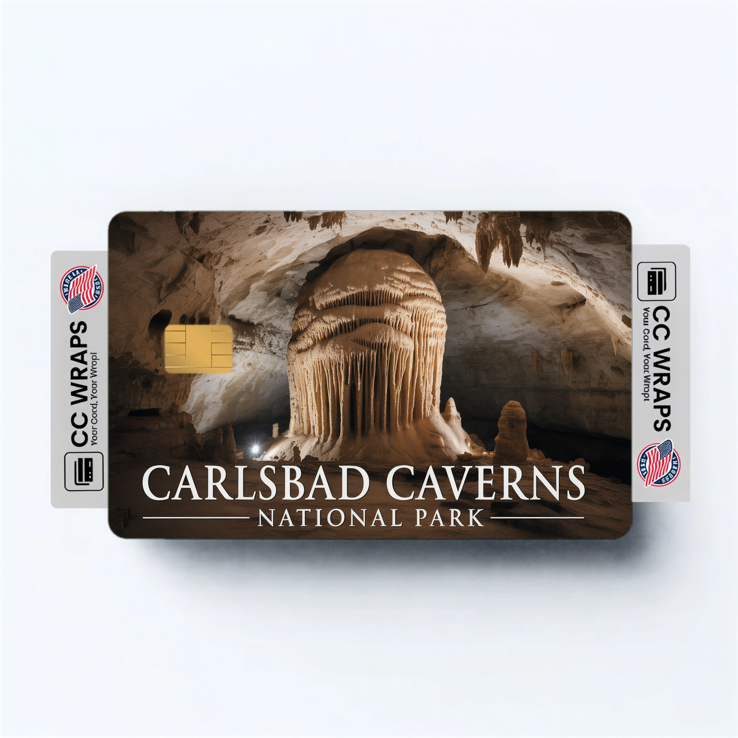 2PK Carlsbad Caverns National Park Credit Card Vinyl Skin Decal