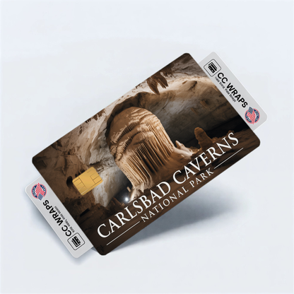 2PK Carlsbad Caverns National Park Credit Card Vinyl Skin Decal