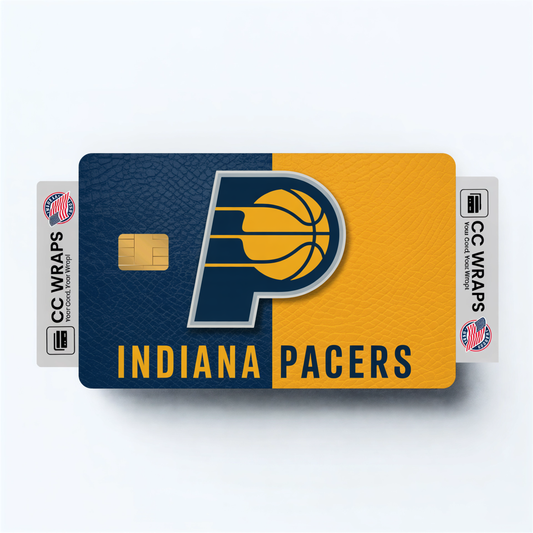 Indiana Pacers Credit Card Skin Sticker | NBA Debit Card Cover