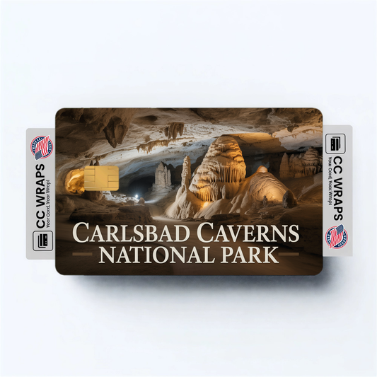 2PK Carlsbad Caverns National Park Credit Card Vinyl Skin Decal