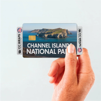2PK Channel Islands National Park Credit Card Vinyl Skin Decal
