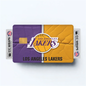 Los Angeles Lakers Credit Card Skin Sticker | NBA Debit Card Cover