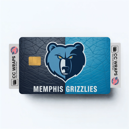Memphis Grizzlies Credit Card Skin Sticker | NBA Debit Card Cover