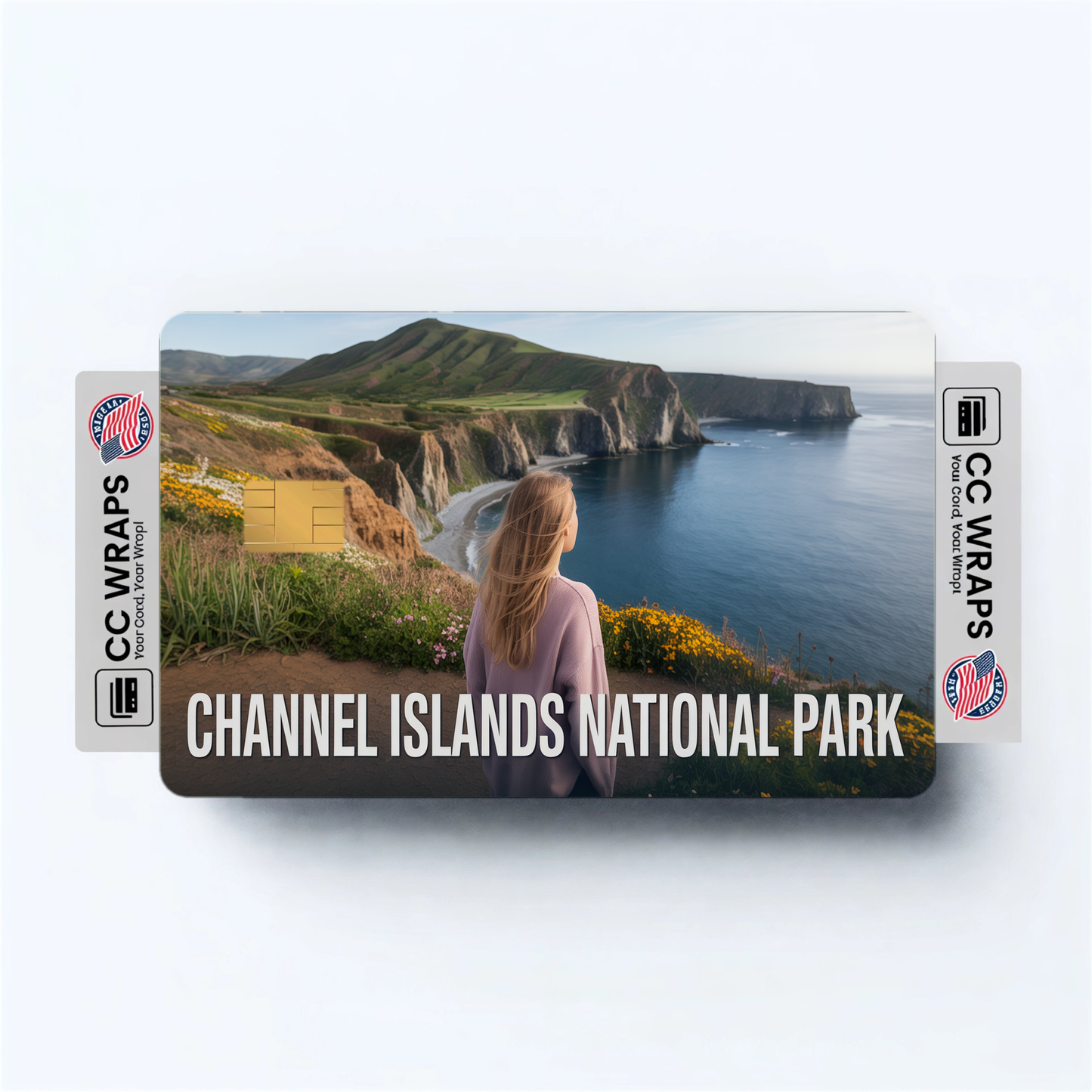2PK Channel Islands National Park Credit Card Vinyl Skin Decal