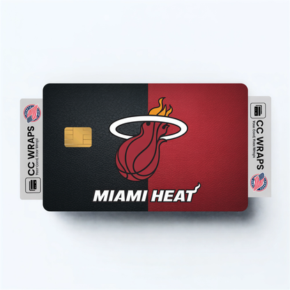 Miami Heat Credit Card Skin Sticker | NBA Debit Card Cover
