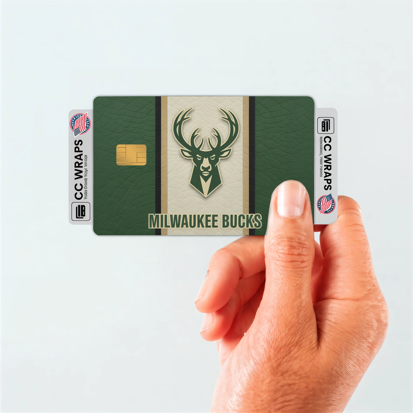 Milwaukee Bucks Credit Card Skin Sticker | NBA Debit Card Cover
