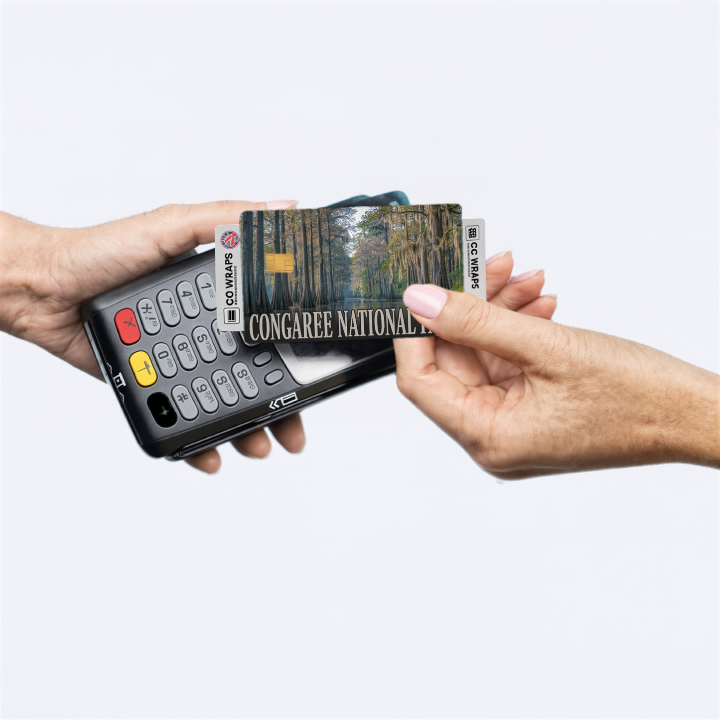 2PK Congaree National Park Credit Card Vinyl Skin Decal