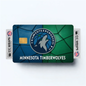 Minnesota Timberwolves Credit Card Skin Sticker | NBA Debit Card Cover