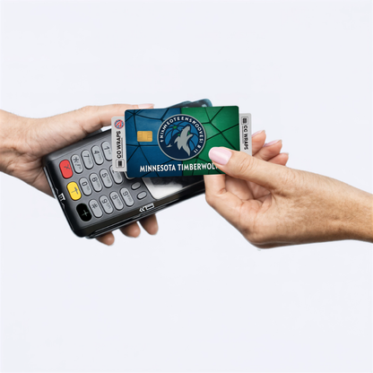 Minnesota Timberwolves Credit Card Skin Sticker | NBA Debit Card Cover