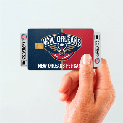 New Orleans Pelicans Credit Card Skin Sticker | NBA Debit Card Cover