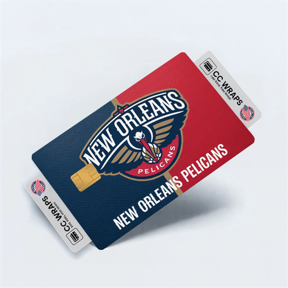 New Orleans Pelicans Credit Card Skin Sticker | NBA Debit Card Cover