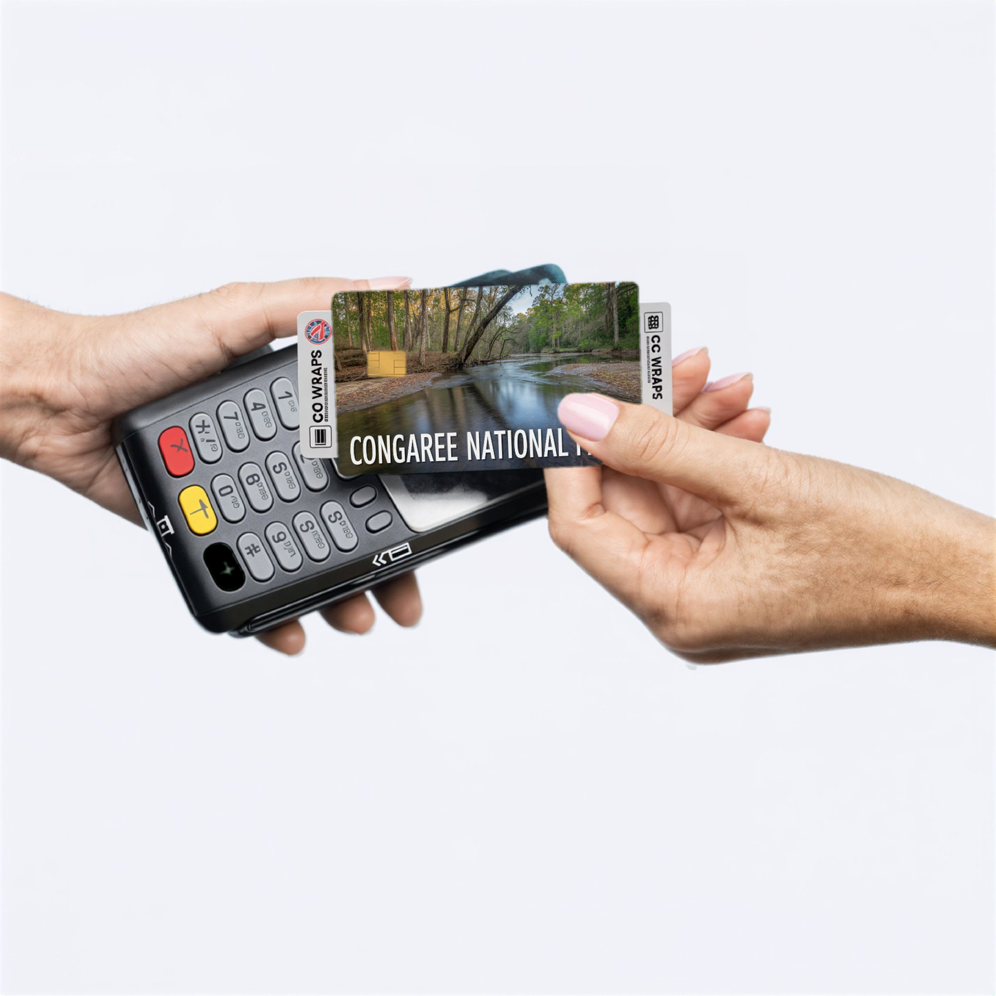 2PK Congaree National Park Credit Card Vinyl Skin Decal