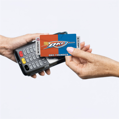 Okc Thunder Credit Card Skin Sticker | NBA Debit Card Cover