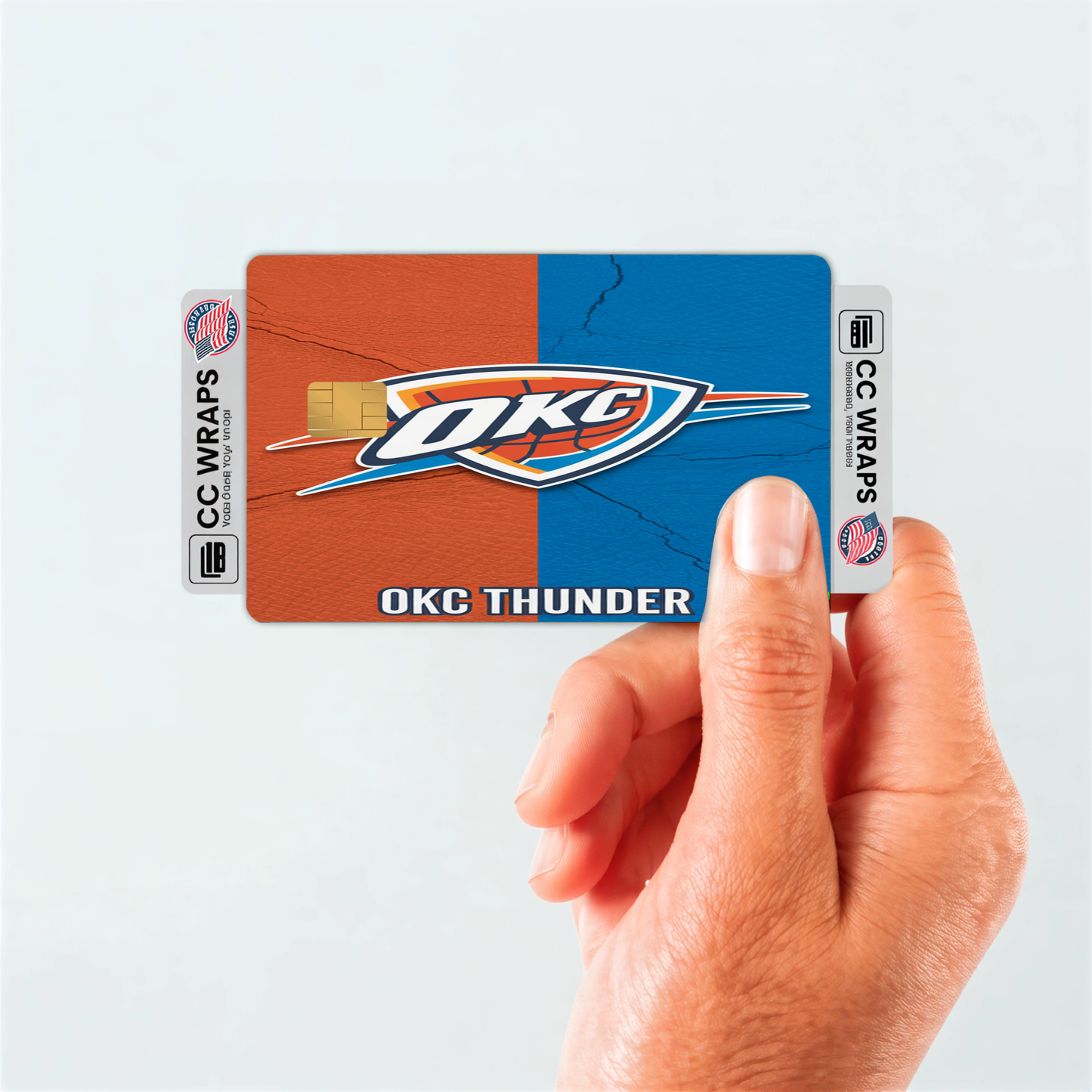 Okc Thunder Credit Card Skin Sticker | NBA Debit Card Cover
