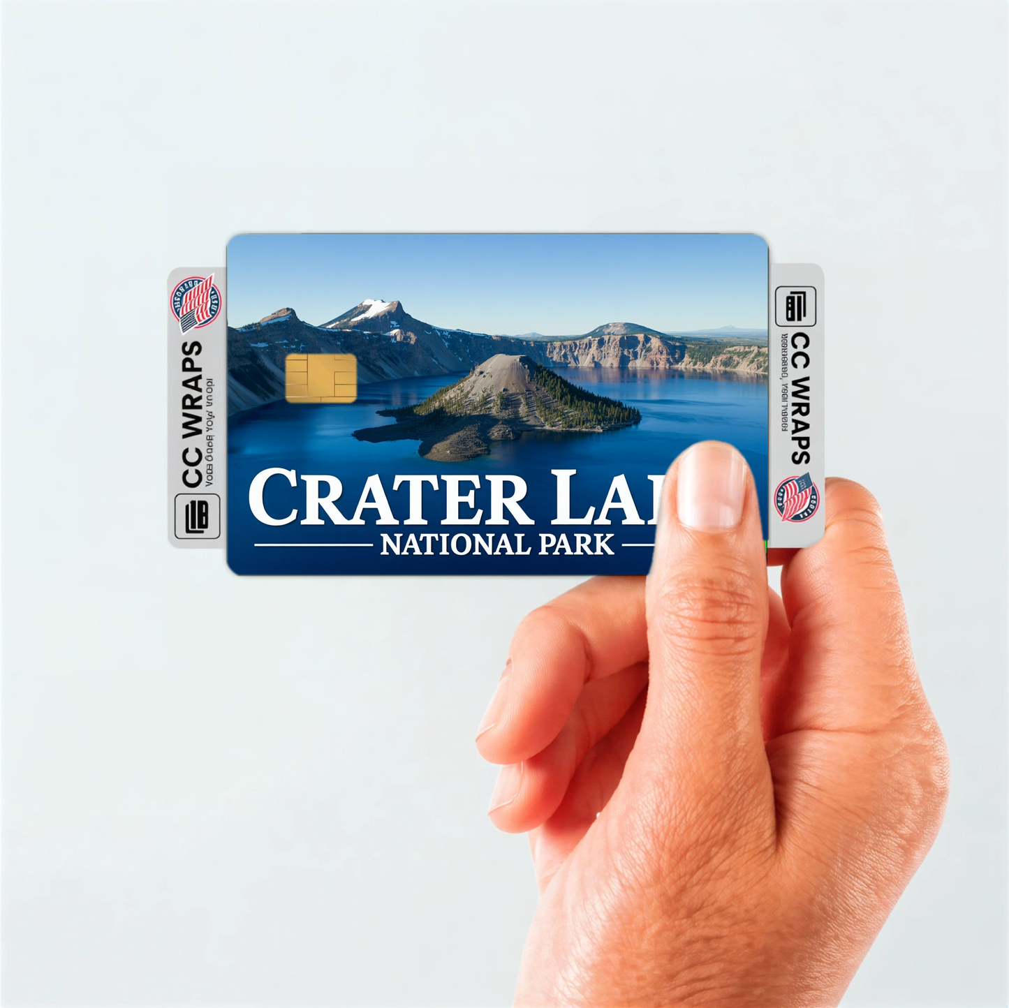 2PK Crater Lake National Park Credit Card Vinyl Skin Decal