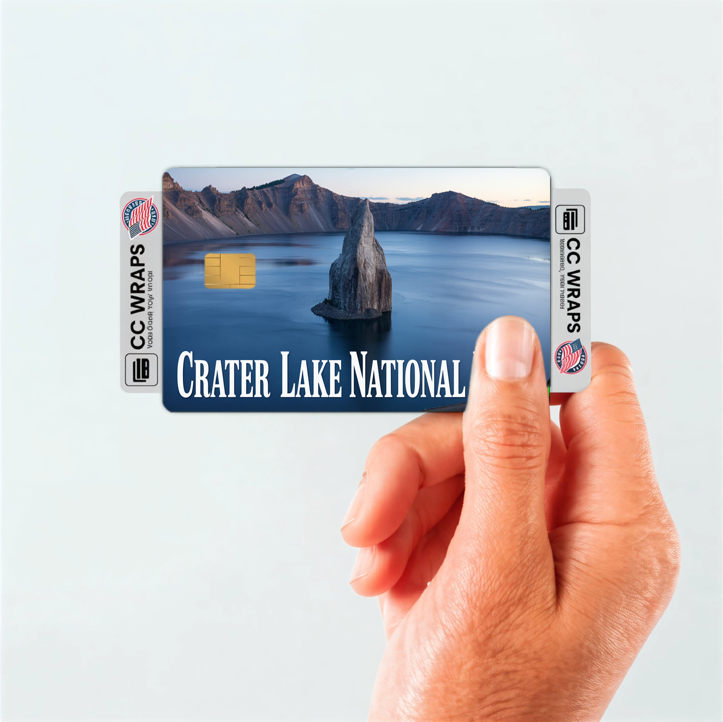 2PK Crater Lake National Park Credit Card Vinyl Skin Decal