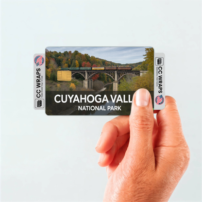 2PK Cuyahoga Valley National Park Credit Card Vinyl Skin Decal