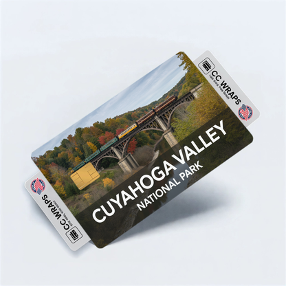 2PK Cuyahoga Valley National Park Credit Card Vinyl Skin Decal