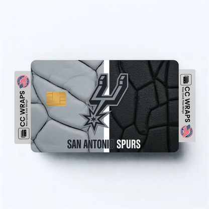 San Antonio Spurs Credit Card Skin Sticker | NBA Debit Card Cover