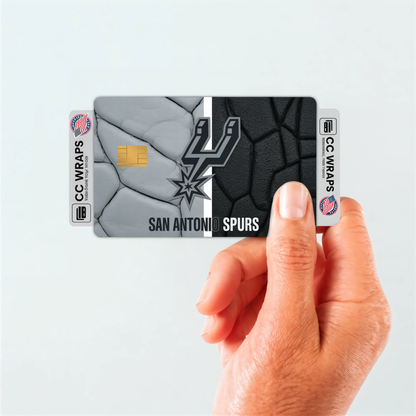 San Antonio Spurs Credit Card Skin Sticker | NBA Debit Card Cover