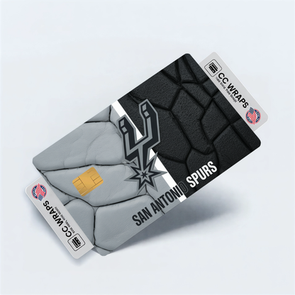 San Antonio Spurs Credit Card Skin Sticker | NBA Debit Card Cover