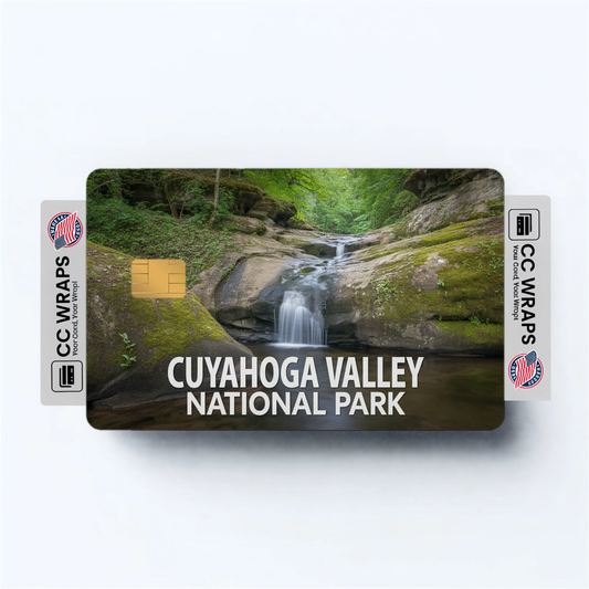 2PK Cuyahoga Valley National Park Credit Card Vinyl Skin Decal