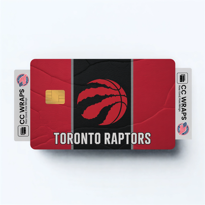 Toronto Raptors Credit Card Skin Sticker | NBA Debit Card Cover