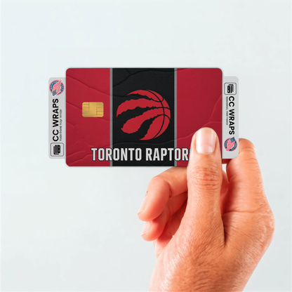 Toronto Raptors Credit Card Skin Sticker | NBA Debit Card Cover