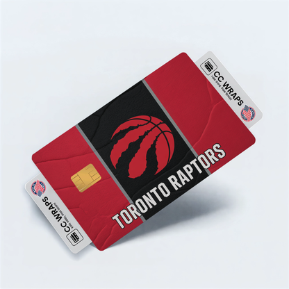Toronto Raptors Credit Card Skin Sticker | NBA Debit Card Cover