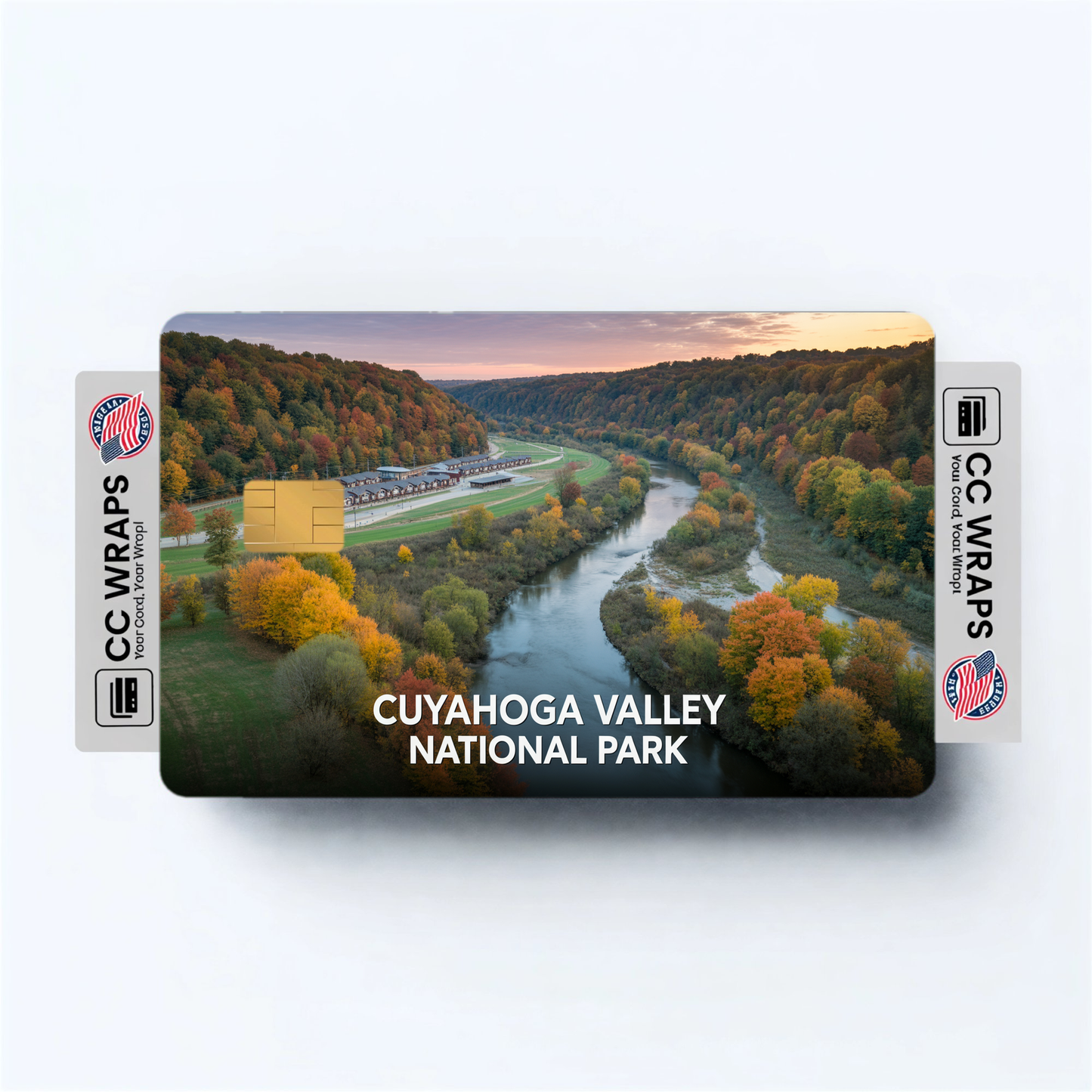 2PK Cuyahoga Valley National Park Credit Card Vinyl Skin Decal