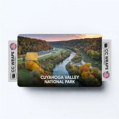 2PK Cuyahoga Valley National Park Credit Card Vinyl Skin Decal