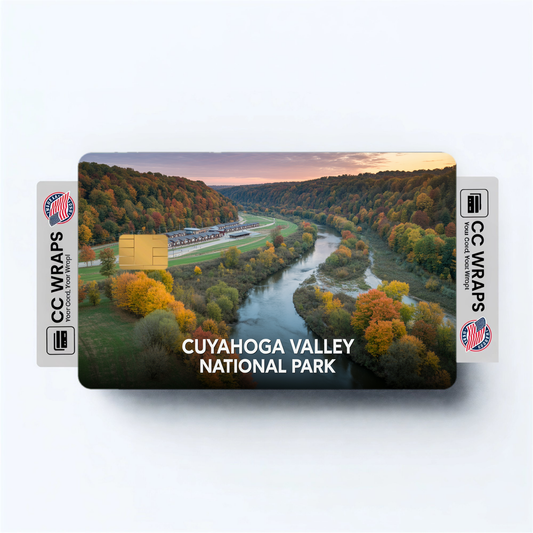 2PK Cuyahoga Valley National Park Credit Card Vinyl Skin Decal