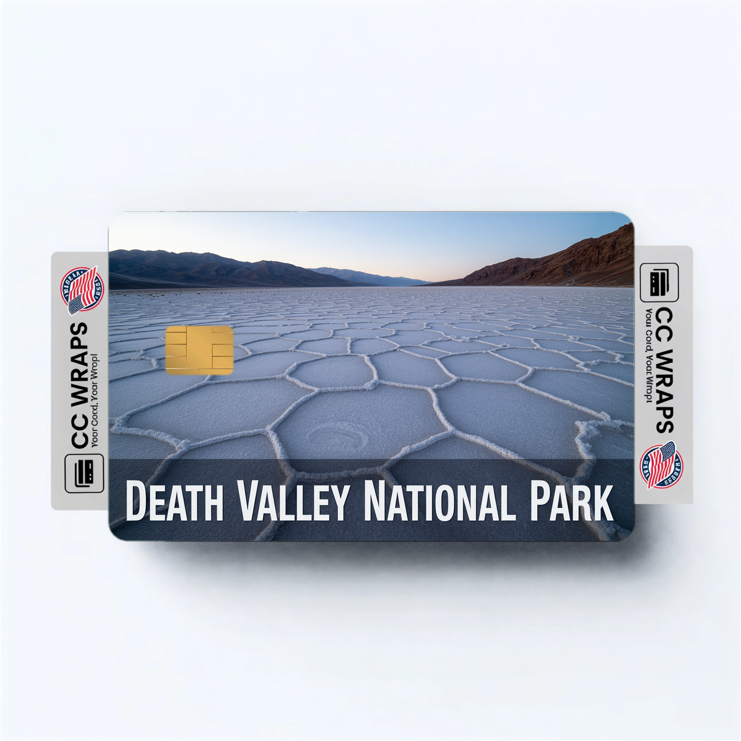 2PK Death Valley National Park Credit Card Vinyl Skin Decal