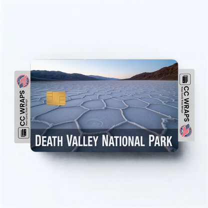 2PK Death Valley National Park Credit Card Vinyl Skin Decal