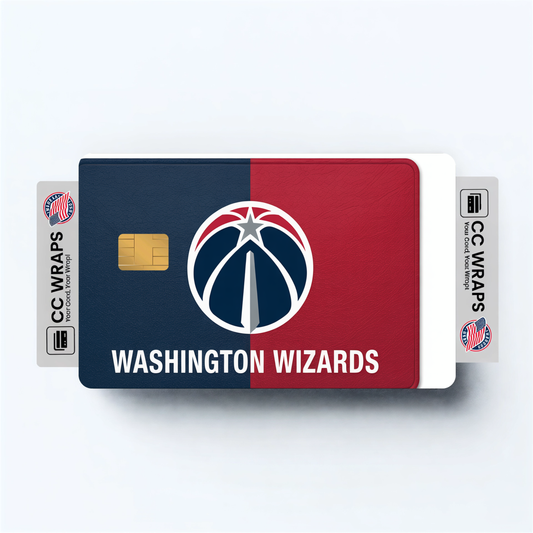Washington Wizards Credit Card Skin Sticker | NBA Debit Card Cover