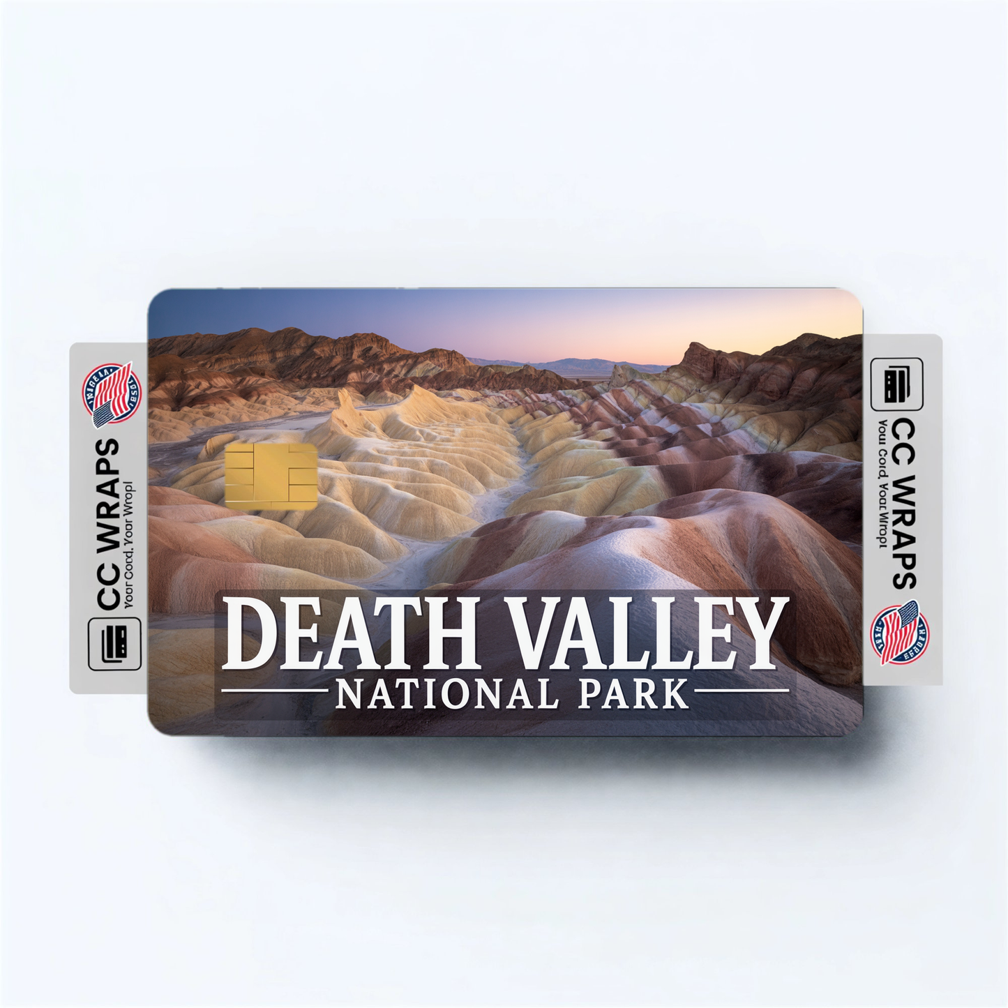 2PK Death Valley National Park Credit Card Vinyl Skin Decal