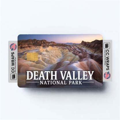 2PK Death Valley National Park Credit Card Vinyl Skin Decal