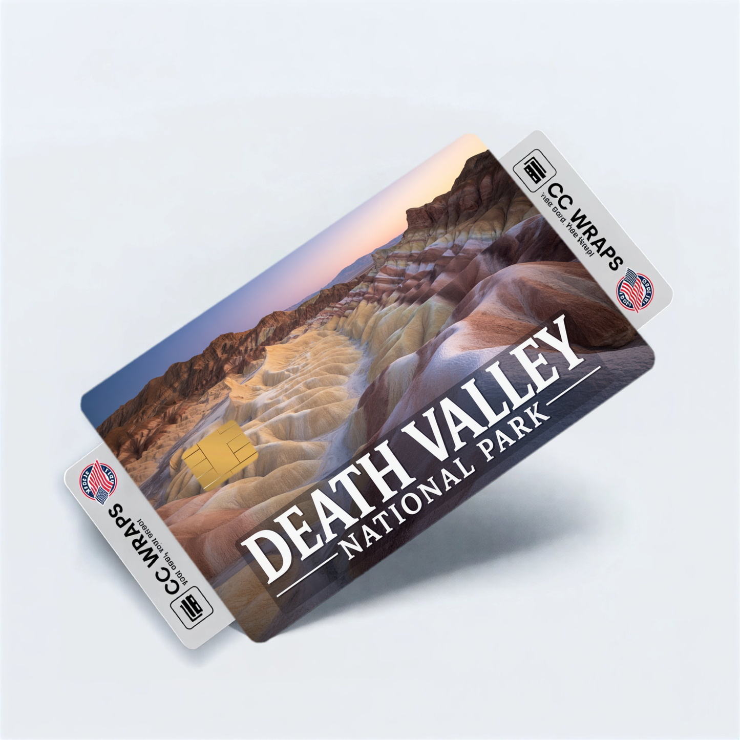 2PK Death Valley National Park Credit Card Vinyl Skin Decal