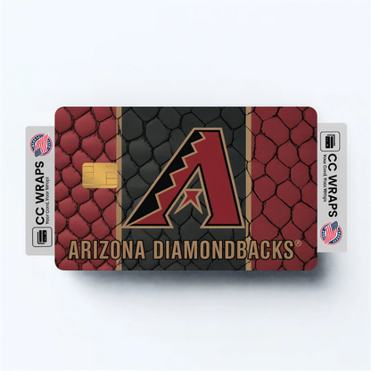 Arizona Diamondbacks Credit Card Skin Sticker | MLB Debit Card Cover