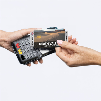 2PK Death Valley National Park Credit Card Vinyl Skin Decal