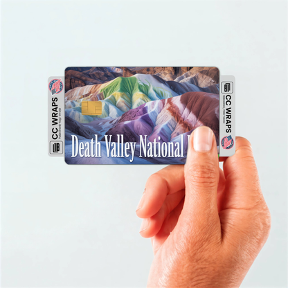 2PK Death Valley National Park Credit Card Vinyl Skin Decal