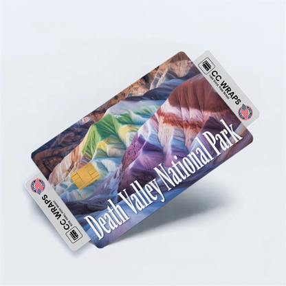 2PK Death Valley National Park Credit Card Vinyl Skin Decal