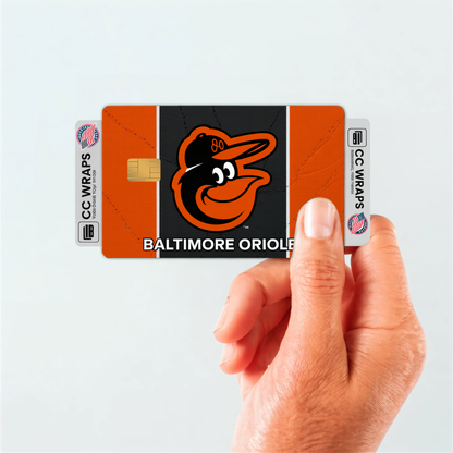 Baltimore Orioles Credit Card Skin Sticker | MLB Debit Card Cover