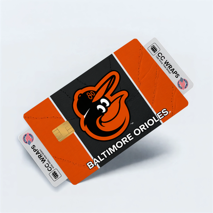 Baltimore Orioles Credit Card Skin Sticker | MLB Debit Card Cover