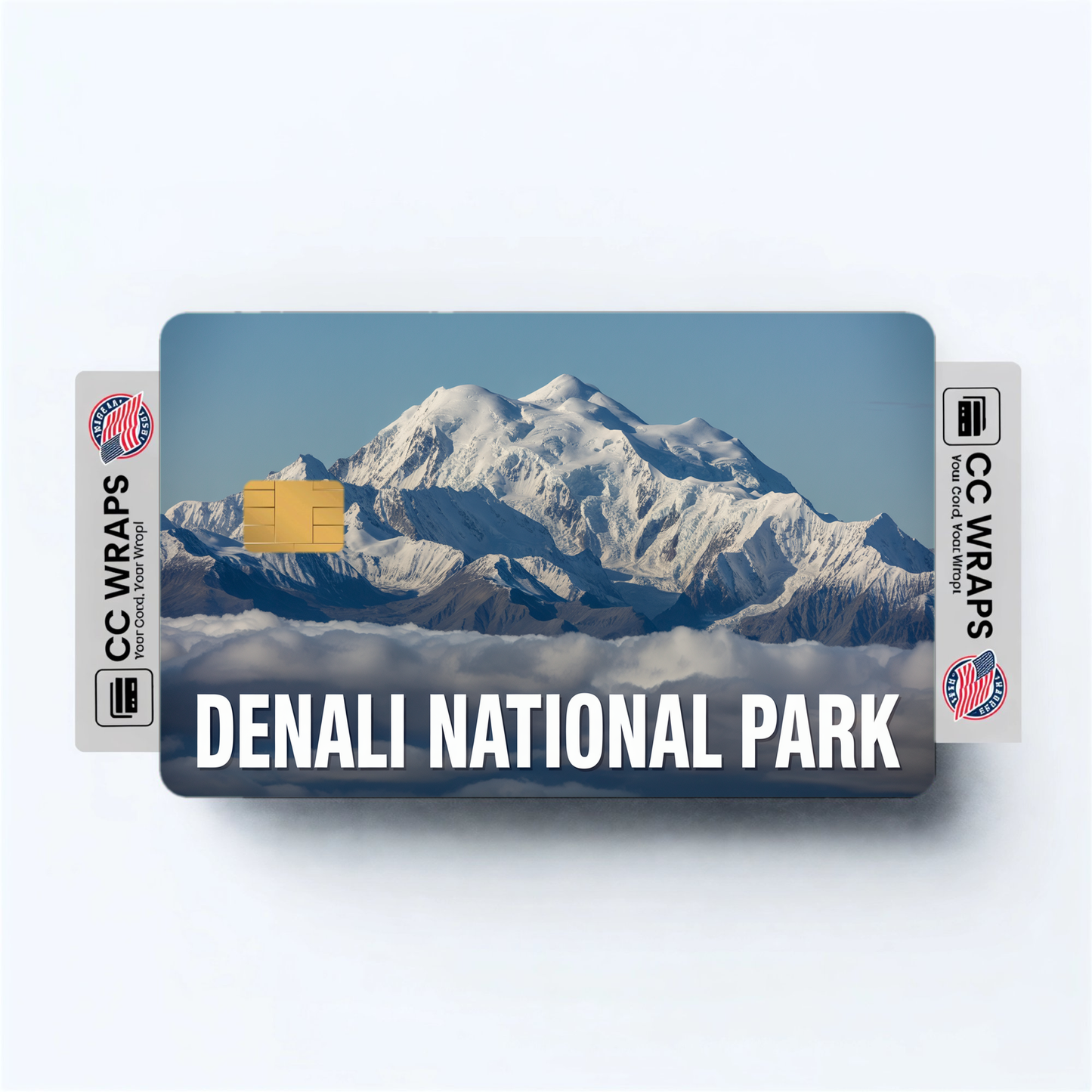 2PK Denali National Park Credit Card Vinyl Skin Decal