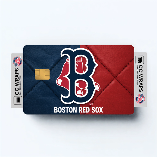 Boston Red Sox Credit Card Skin Sticker | MLB Debit Card Cover