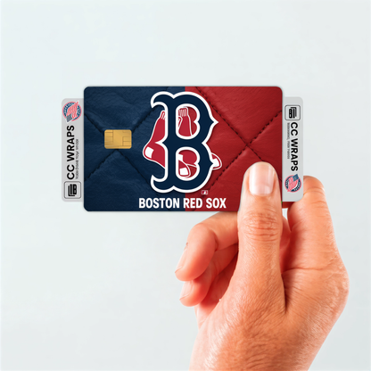 Boston Red Sox Credit Card Skin Sticker | MLB Debit Card Cover