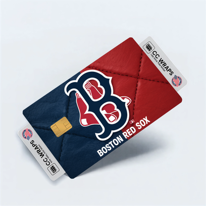 Boston Red Sox Credit Card Skin Sticker | MLB Debit Card Cover